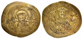 Histamenon AV
Michael VII Ducas(1071-1078), Constantinople, histamenon nomisma contemporary imitation, IC - XC, Facing bust of Christ Pantokrator, + ...