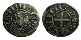 Denier AR
Saint Majolus of Cluny, Priorship of Souvigny, anonymous denier, twelfth century
19 mm, 1,05 g