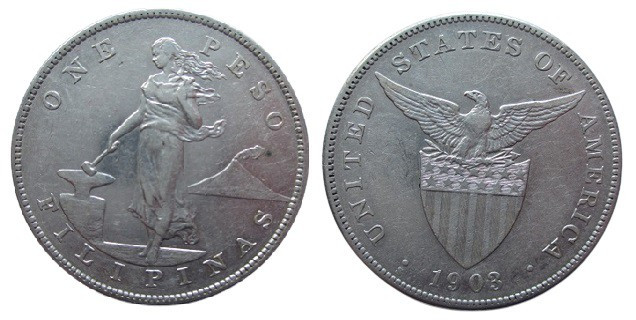 1 Dollar AR
USA, Philipinas, 1903
39 mm, 26,85 g