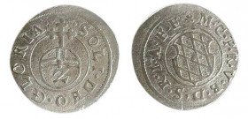 ½ Batzen AR
Bayern, SOLI DEO GLORIA
1,25 g