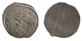 Pfennig AR
Nürnberg, 1686
0,27 g