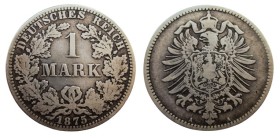 1 Mark AR
Berlin (A)
Germany, 1875
Silver 900/1000
5,55 g
KM# 7; J. 9
