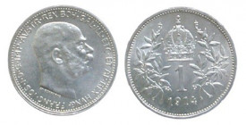1 Krone AR
Austria, Franz Joseph (1848-1916), 1914
4,95 g