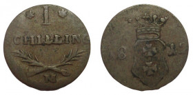 1 Schilling CU
Danzig, 1812