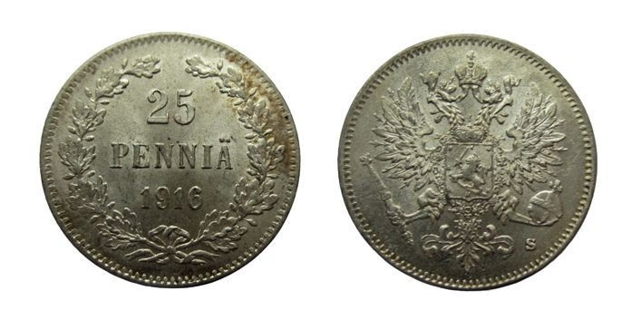 25 Pennia AR
Finnland, 1916
