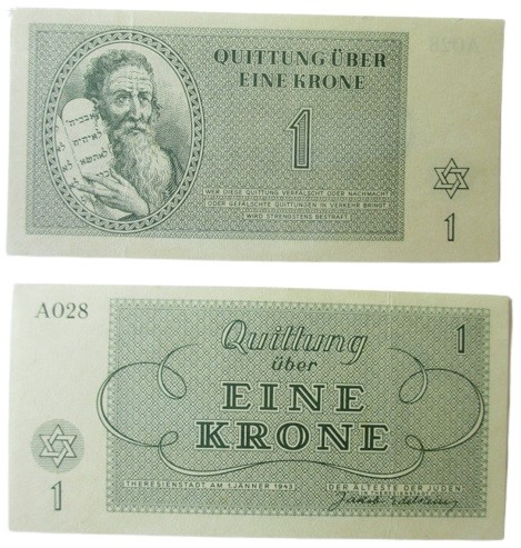 1 Krone Ghetto Theresienstadt
