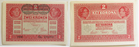 2 Kronen, Austria-Hungary, 1917