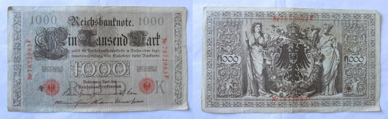 1000 Mark, Germany, 1910