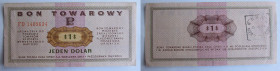 Poland, Pewex, 1 Dollar, 1969