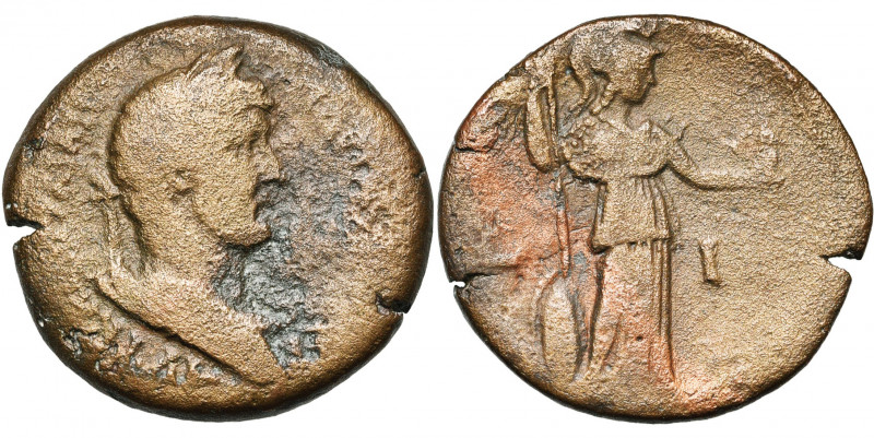 EGYPTE, ALEXANDRIE, Hadrien (117-138), AE drachme, 133-134. D/ B. l., dr., cuir....
