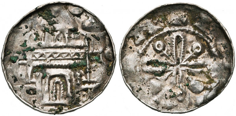 BRABANT, Duché, Godefroid II (1140-1143) ou Godefroid III (1143-1190), AR denier...