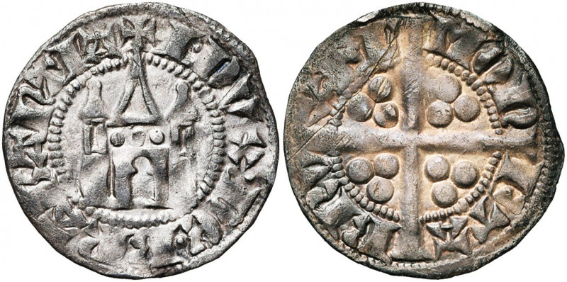 BRABANT, Duché, Jean III (1312-1355), AR esterlin au châtel brabançon, à partir ...