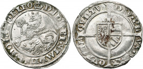 BRABANT, Duché, Philippe le Beau (1482-1506), AR griffon, s.d. (3e émission, 1487-1488), Malines. D/ (couronne) DENARI'' SIMPLEX NOI''AT'' GRIFO'' Gri...