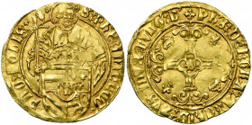 BRABANT, Duché, Philippe le Beau (1482-1506), AV florin d''or au saint Philippe, s.d. (1500-1506), Anvers. Troisième type. D/ Saint Philippe de f., te...