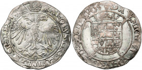 BRABANT, Duché, Charles Quint (1506-1555), AR 4 patards (vlieger), 1550 (?), Anvers. D/ Aigle impériale couronnée. R/ Ecu aux seize quartiers couronné...