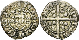 MERAUDE (POILVACHE), Jean l''Aveugle, comte de Luxembourg (1309-1343), AR esterlin. D/ + IOHAES DEI GA REX B'' T. cour. de f. R/ MON-ETA- MER-AVD Croi...