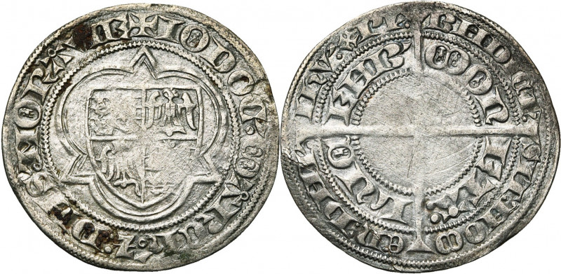 LUXEMBOURG, Duché, Josse de Moravie, engagiste (1388-1402 et 1407-1411), AR gans...