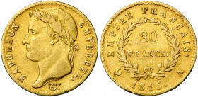 FRANCE, Napoléon Ier, période des Cent-Jours (1815), AV 20 francs, 1815A, Paris. Gad. 1025a.
Beau à Très Beau