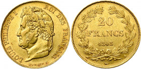 FRANCE, Louis-Philippe (1830-1848), AV 20 francs, 1848A, Paris. Gad. 1031.
Très Beau à Superbe