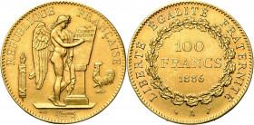 FRANCE, Troisième République (1871-1940), AV 100 francs, 1886A, Paris. Gad. 1137; Fr. 590. Nettoyé.
Très Beau à Superbe