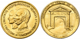 LUXEMBOURG, Jean (1964-2000), AV module de 40 francs, 1967. Centenaire du Traité de Londres. Probst 09A.
Fleur de Coin