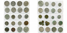 RUSSIE - EUROPE DE L''EST, lot de 44 p., dont: Russie, Nicolas Ier, rouble 1842; Alexandre III, rouble, 1891; Nicolas II, rouble 1896 (soudé), 1897 (2...