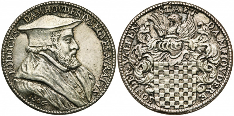 PAYS-BAS MERIDIONAUX, AR médaille, 1566, d''après J. Jonghelinck. Josse de Damho...