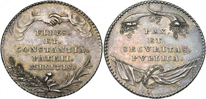 PAYS-BAS MERIDIONAUX, AR médaille, s.d. (1791), Th. van Berckel (non signée). Tr...