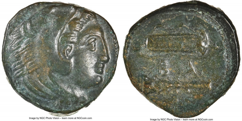 MACEDONIAN KINGDOM. Alexander III the Great (336-323 BC). AE unit (18mm, 1h). NG...
