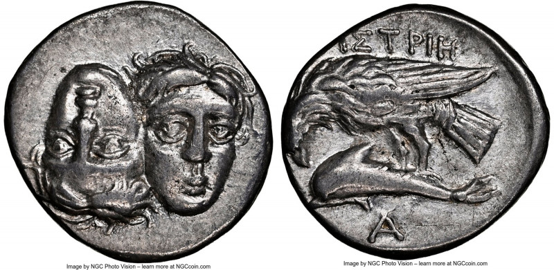 MOESIA. Istrus. Ca. 4th century BC. AR drachm (18mm, 5.51 gm, 11h). NGC AU 5/5 -...