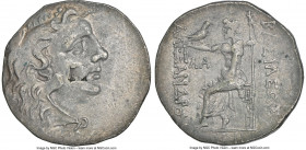 THRACE. Odessus. Ca. 125-70 BC. AR tetradrachm (29mm, 11h). NGC Choice VF, flan flaw. Posthumous issue in the name and types of Alexander III the Grea...