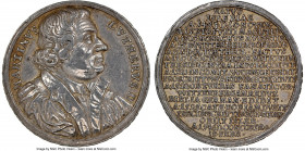 Saxe-Gotha-Altenburg. Friedrich II silver "Reformation Bicentennial" Medal 1717-Dated AU53 NGC, Whiting-280. 35mm. By Chr. Wermuth. Bust of Martin Lut...