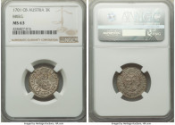 Silesia. Leopold I 3 Kreuzer 1701-CB MS63 NGC, Brieg mint, KM516 (prev. under Austria as KM173). 

HID09801242017

© 2022 Heritage Auctions | All Righ...