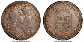 William & Mary 1/2 Crown 1689 AU50 PCGS, KM472.1, S-3434. First shield. 

HID09801242017

© 2022 Heritage Auctions | All Rights Reserved
