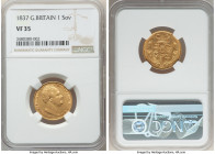 William IV gold Sovereign 1837 VF35 NGC, KM717, S-3829B. 

HID09801242017

© 2022 Heritage Auctions | All Rights Reserved