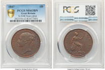 Victoria Penny 1847 MS63 Brown PCGS, KM739, S-3948. DEF: Near colon variety. 

HID09801242017

© 2022 Heritage Auctions | All Rights Reserved