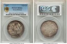Victoria 1/2 Crown 1897 MS64 PCGS, KM782, S-3938. Mottled toning. 

HID09801242017

© 2022 Heritage Auctions | All Rights Reserved