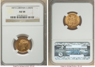 Victoria gold 1/2 Sovereign 1873 AU58 NGC, KM735.2. Die # 233. 

HID09801242017

© 2022 Heritage Auctions | All Rights Reserved