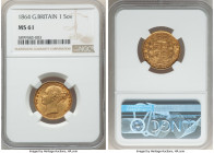 Victoria gold Sovereign 1864 MS61 NGC, KM736.2, S-3853. AGW 0.2355 oz. 

HID09801242017

© 2022 Heritage Auctions | All Rights Reserved