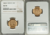 George I gold 20 Drachmai 1884-A AU58 NGC, Paris mint, KM56. One year type. AGW 0.1867 oz. 

HID09801242017

© 2022 Heritage Auctions | All Rights Res...