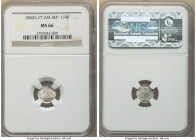 Central American Republic 1/4 Real 1843-G MS66 NGC, Nueva Guatemala mint, KM1. Brilliant strike, softly toned. 

HID09801242017

© 2022 Heritage Aucti...
