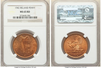 Republic Penny 1942 MS65 Red NGC, London mint, KM11. 

HID09801242017

© 2022 Heritage Auctions | All Rights Reserved