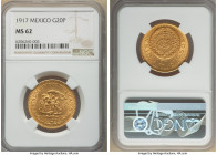 Estados Unidos gold 20 Pesos 1917 MS62 NGC, Mexico City mint, KM478. AGW 0.4823 oz. 

HID09801242017

© 2022 Heritage Auctions | All Rights Reserved