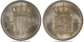 Willem I 10 Cents 1827 MS64 PCGS, Utrecht mint, KM53. 

HID09801242017

© 2022 Heritage Auctions | All Rights Reserved