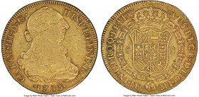 Charles III gold 8 Escudos 1783 LM-MI AU53 NGC, Lima mint, KM82.1, Fr-32. AGW 0.7841 oz. 

HID09801242017

© 2022 Heritage Auctions | All Rights Reser...