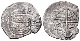Philip III (1598-1621). 4 reales. 1611. Toledo. C. (Cal-837). Ag. 13,54 g. Full date of four digits. Scarce. Choice VF. Est...250,00. 

Spanish Desc...