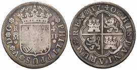 Philip V (1700-1746). 4 reales. 1740. Madrid. JF. (Cal-1068). Ag. 13,01 g. Choice F/Almost VF. Est...75,00. 

Spanish Description: Felipe V (1700-17...