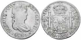 Ferdinand VII (1808-1833). 8 reales. 1822. Guanajuato. JM. (Cal-1218). Ag. 26,97 g. Almost VF. Est...160,00. 

Spanish Description: Fernando VII (18...