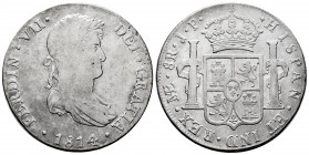 Ferdinand VII (1808-1833). 8 reales. 1814. Lima. JP. (Cal-1247). Ag. 27,35 g. Choice F. Est...75,00. 

Spanish Description: Fernando VII (1808-1833)...