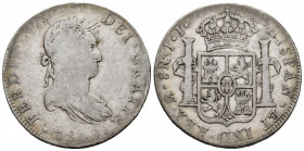Ferdinand VII (1808-1833). 8 reales. 1819. Mexico. JJ. (Cal-1334). Ag. 26,61 g. Choice F. Est...50,00. 

Spanish Description: Fernando VII (1808-183...
